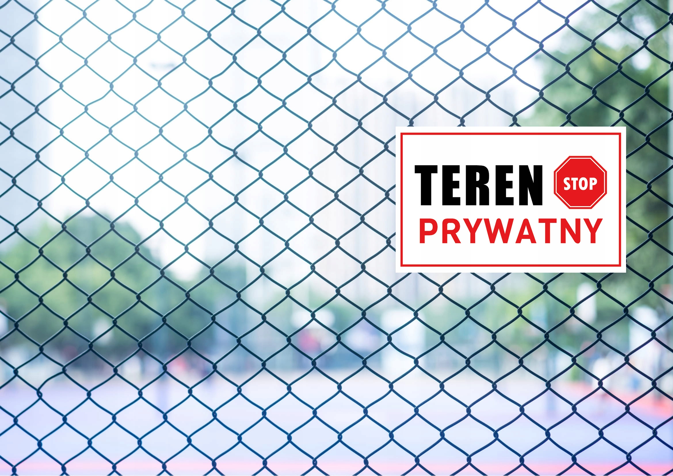 Tabliczka ostrzegawcza TEREN PRYWATNY 30x19 PCV Kod producenta PL-TO-PC-30X19-020