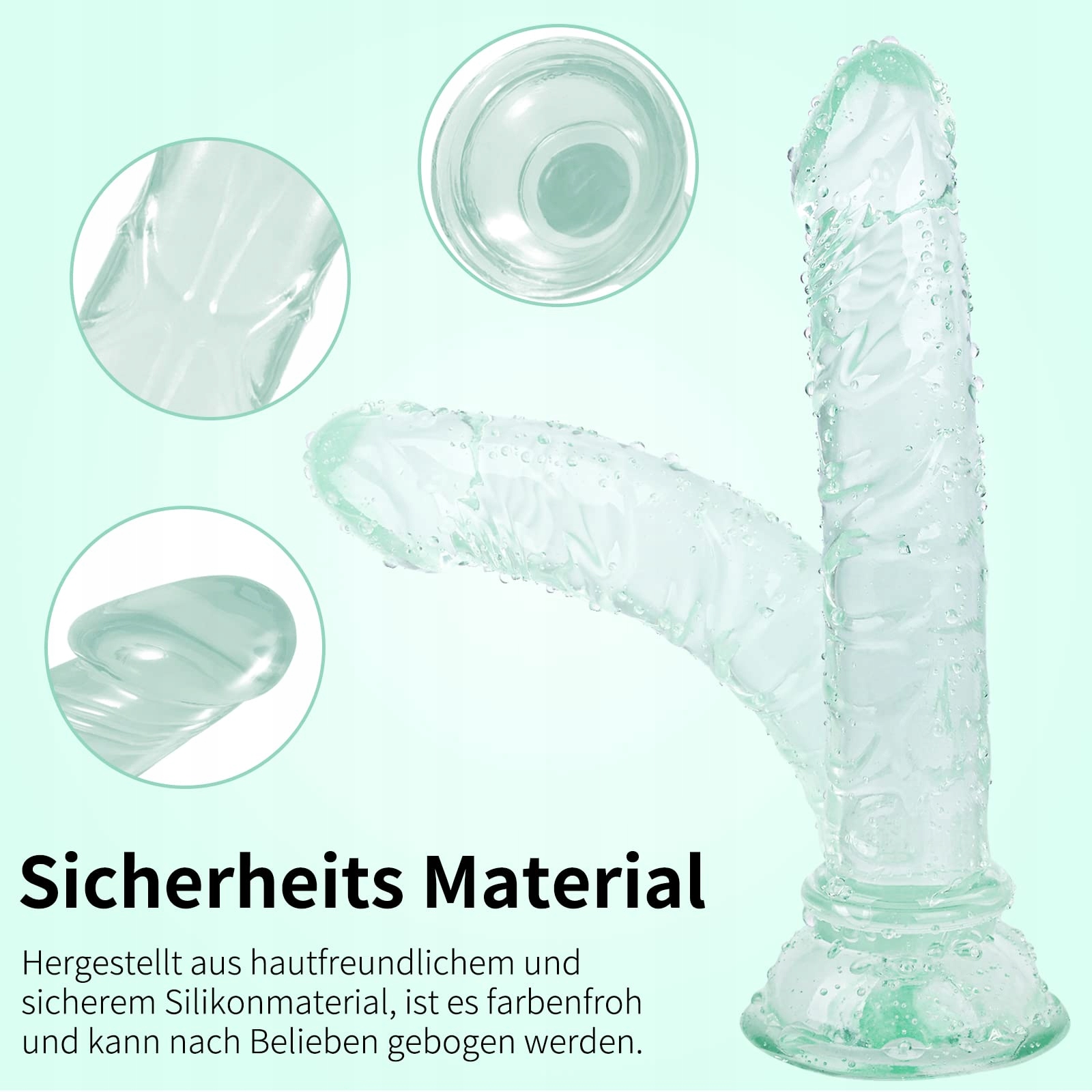 YIVANS Zestaw Dildo Analne Silikonowe Dla Początkujących Masaż Prostaty — miniatura 4