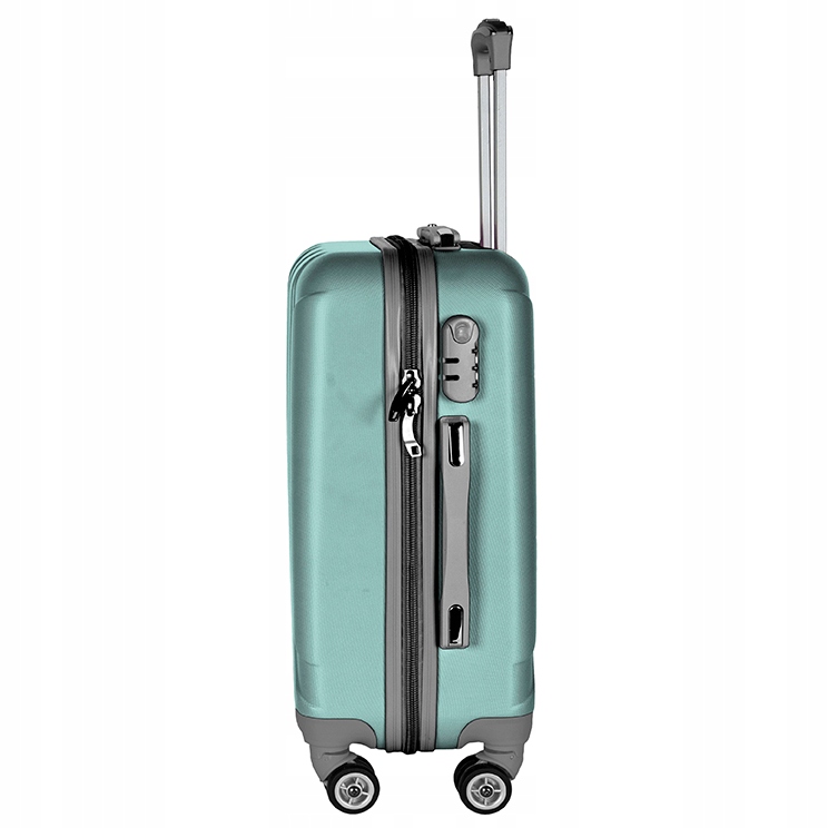 WALIZKA MAŁA PASO LEKKA PODRÓŻ WAKACJE ABS MIĘTOWA Model 22-200MO