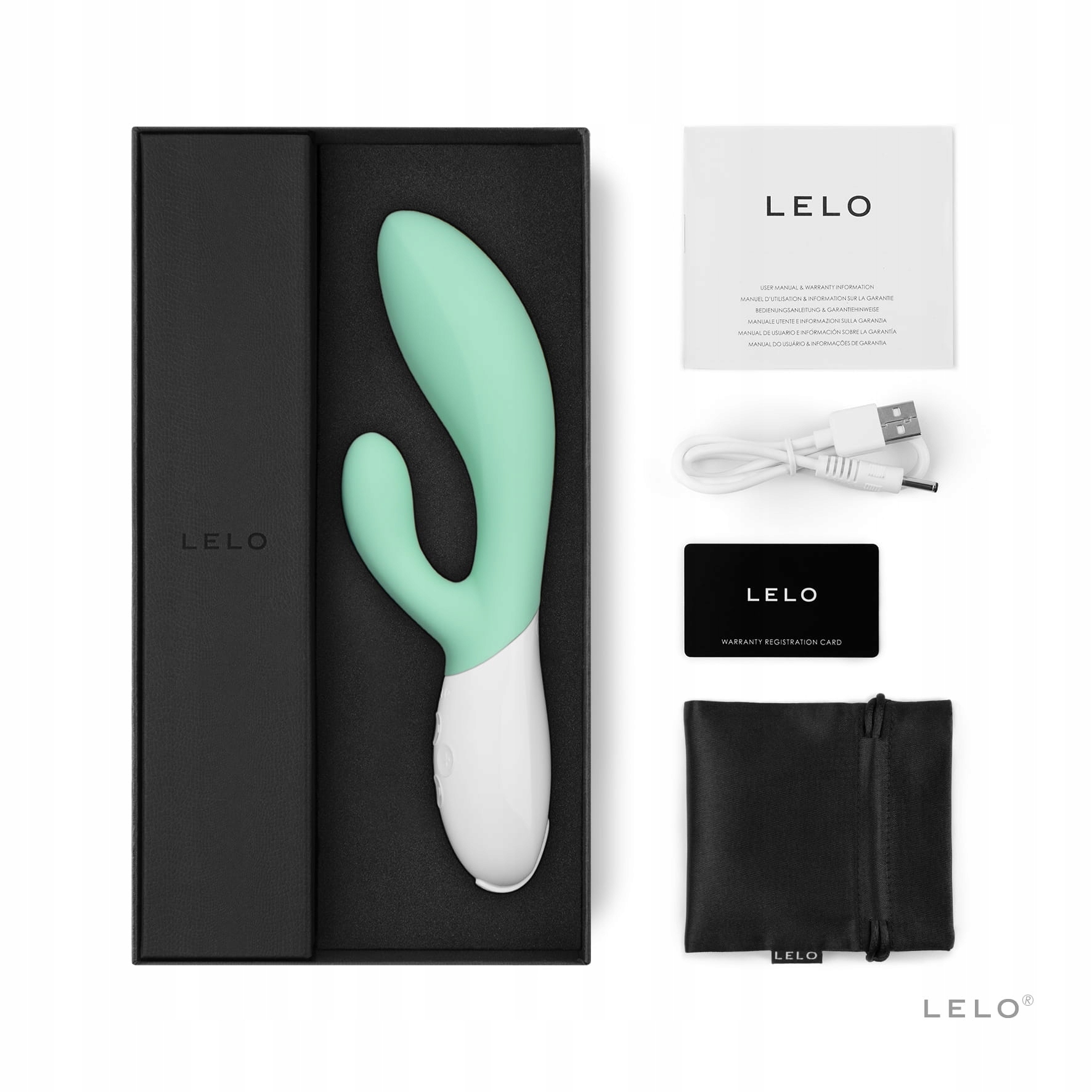 Lelo Ina 3 - wibrator króliczek miętowy EAN (GTIN) 7350075028304