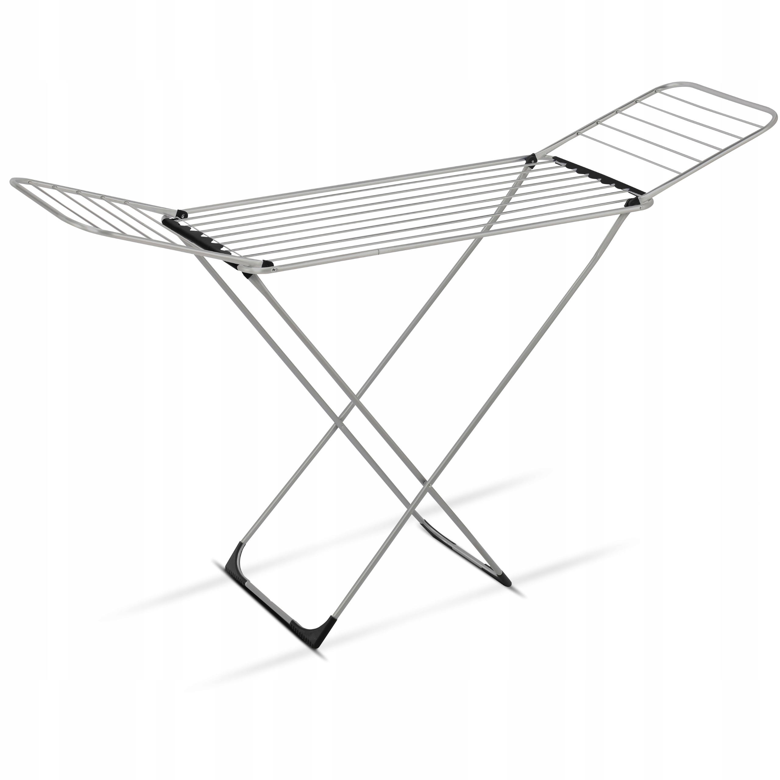 Suszarka na Pranie Do Ubrań Stojąca Lamart LT8103 Aluminiowa 175x55x110cm