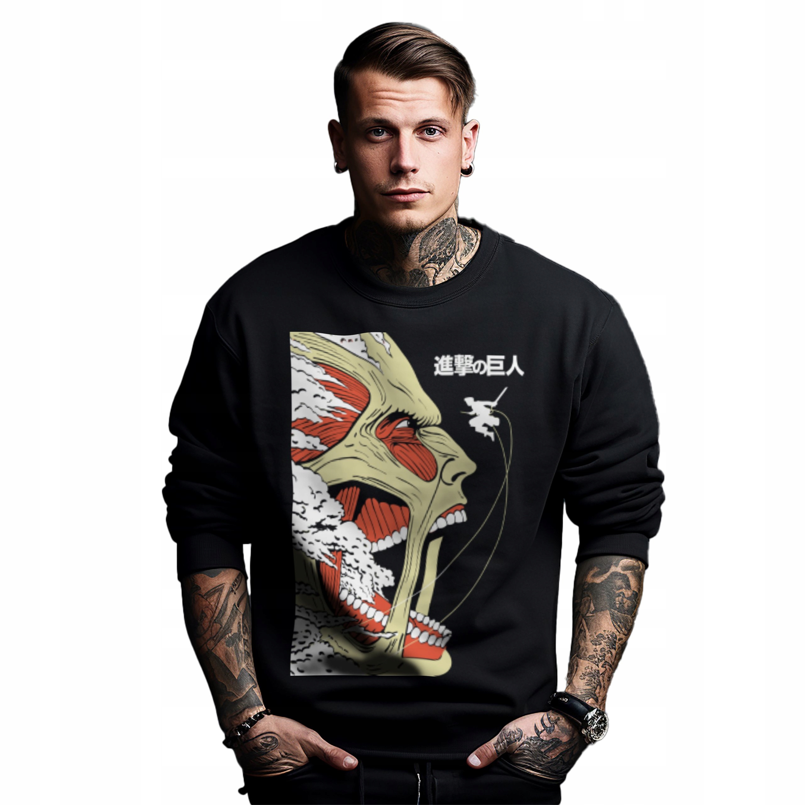 Mikina s potiskem Anime Attack on Titan