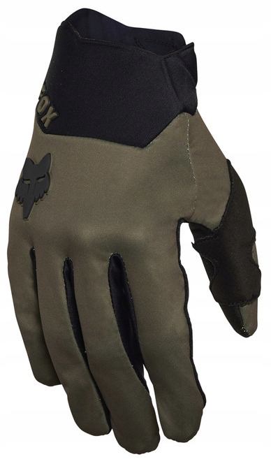Fox Defend Wind Offroad Olive Green Motocyklové Rukavice Enduro Zelené