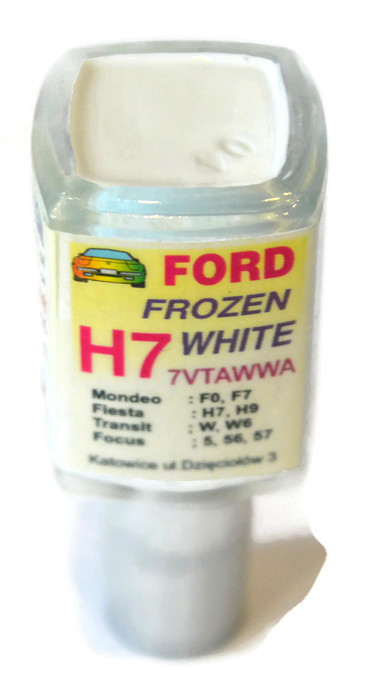 Ford Frozen White H7 Lakier Zaprawka Do Rys Ara 10 ML