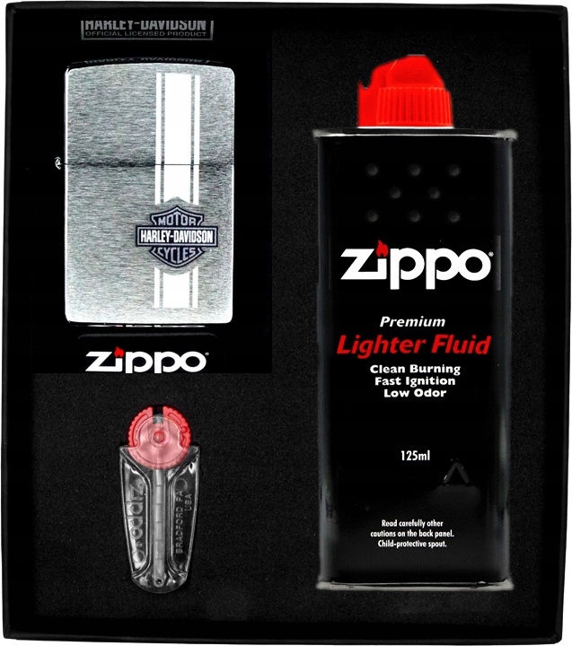 Sada Zippo Zapalovač Harley Davidson Design Dárkový No1