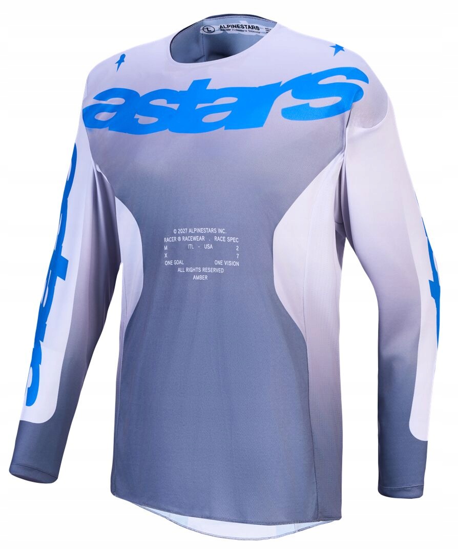 Mikina Na Crossa Quada Alpinestars Racer Amber Gy/li/bl (s) 3760827-9351-S