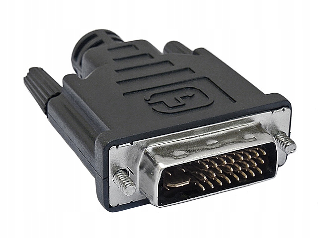 

Wtyk DVI-I Dual Link 24+5P Uhd 4K do lutowania
