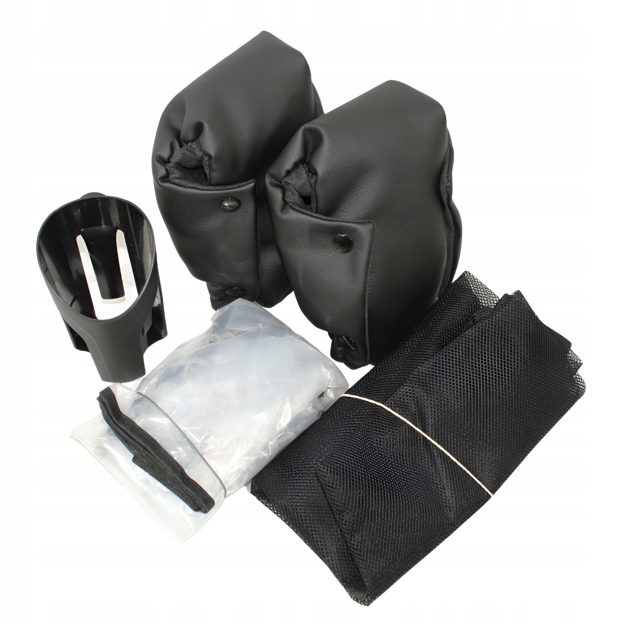 Wózek dziecięcy Mommo 3w1 wielofunkcyjny|Biała Eko-skóra Rodzaj kół Żelowe