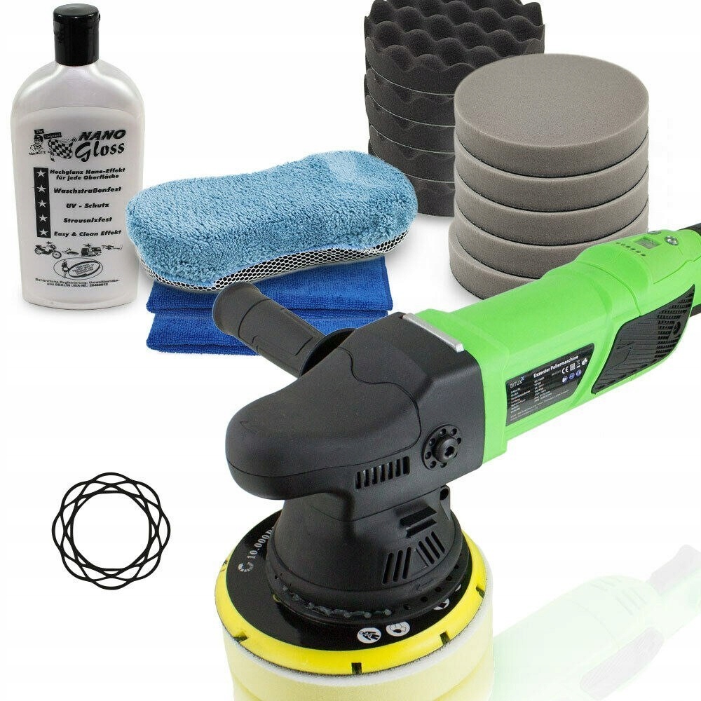 Profesjonalna polerka samochodowa o mocy 950W z akcesoriami