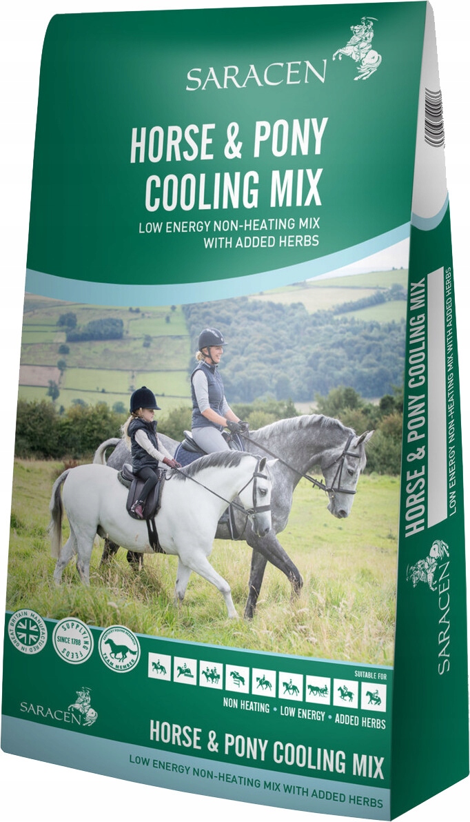 Saracen Cooling Mix&Herbs 20kg pasza dla koni nadpobudliwych