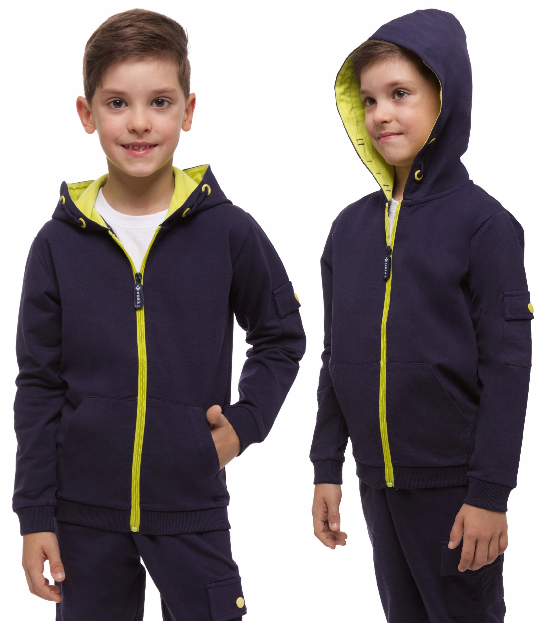 

Bluza dresowa chłopięca na zamek Moraj 98-104