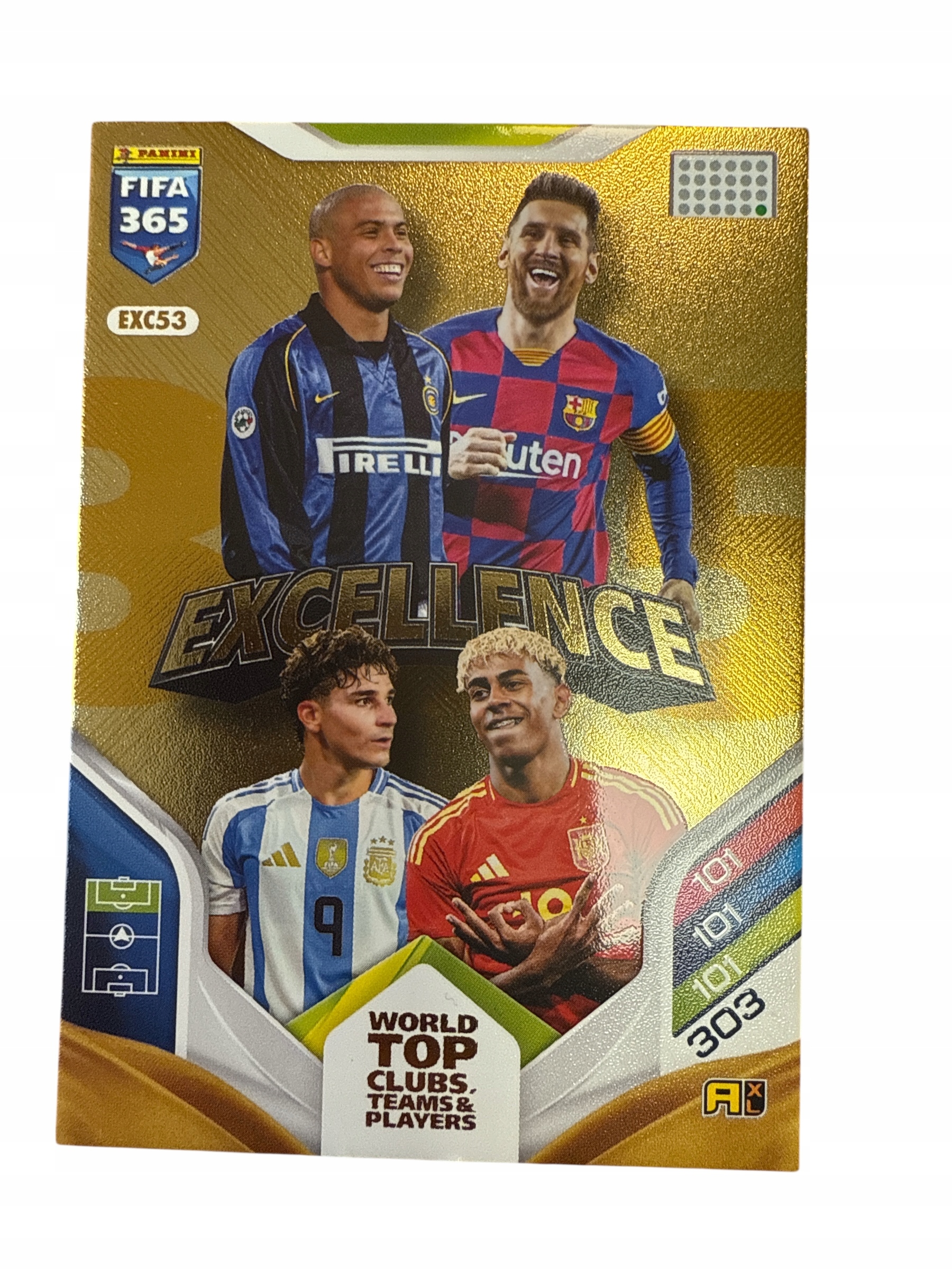 Fifa 365 2026 Adrenalyn XL Panini Excellence EXC53 Messi Yamal Ronaldo XXL