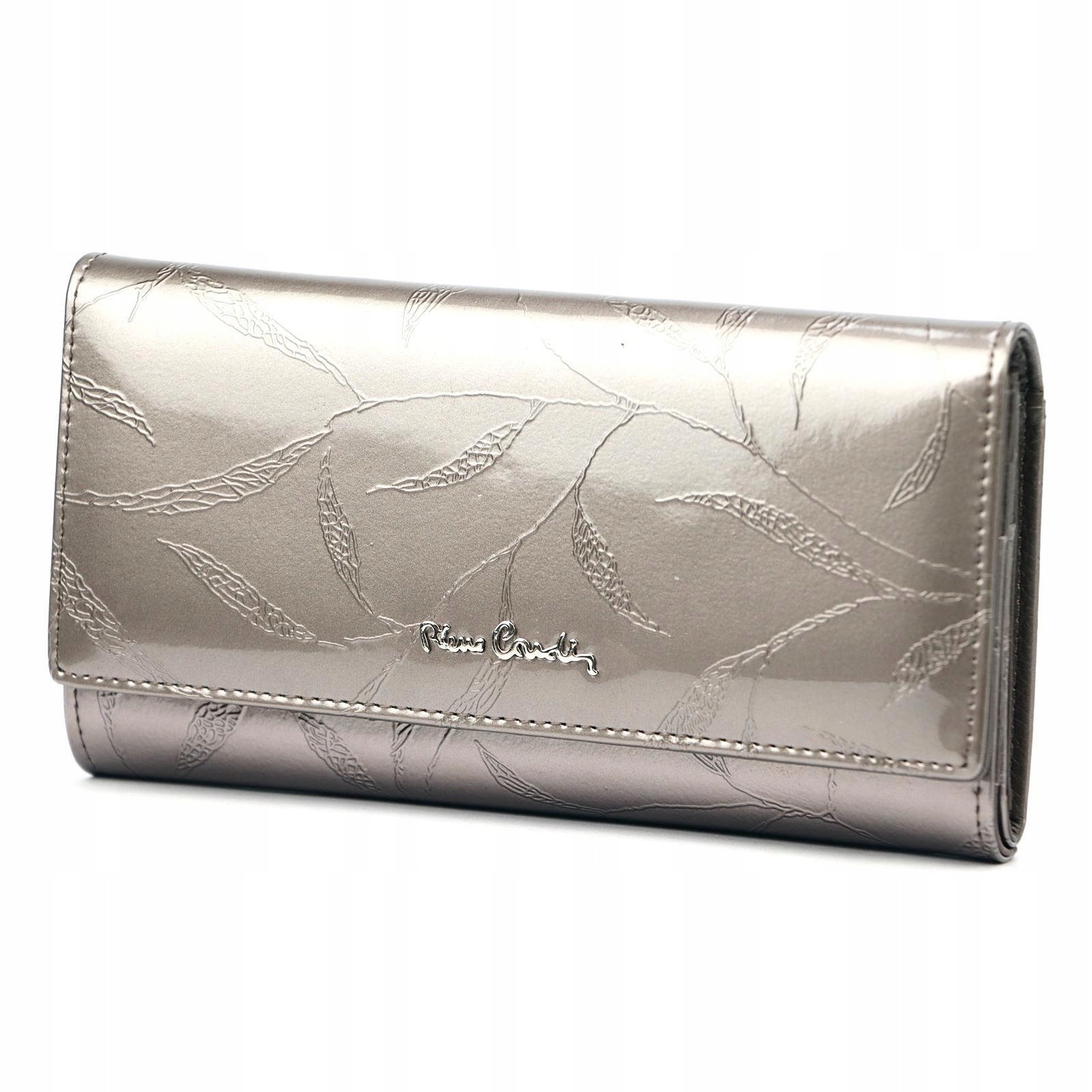 Originální Velká Dámská Lakovaná Peněženka Z Přírodní Kůže Pierre Cardin