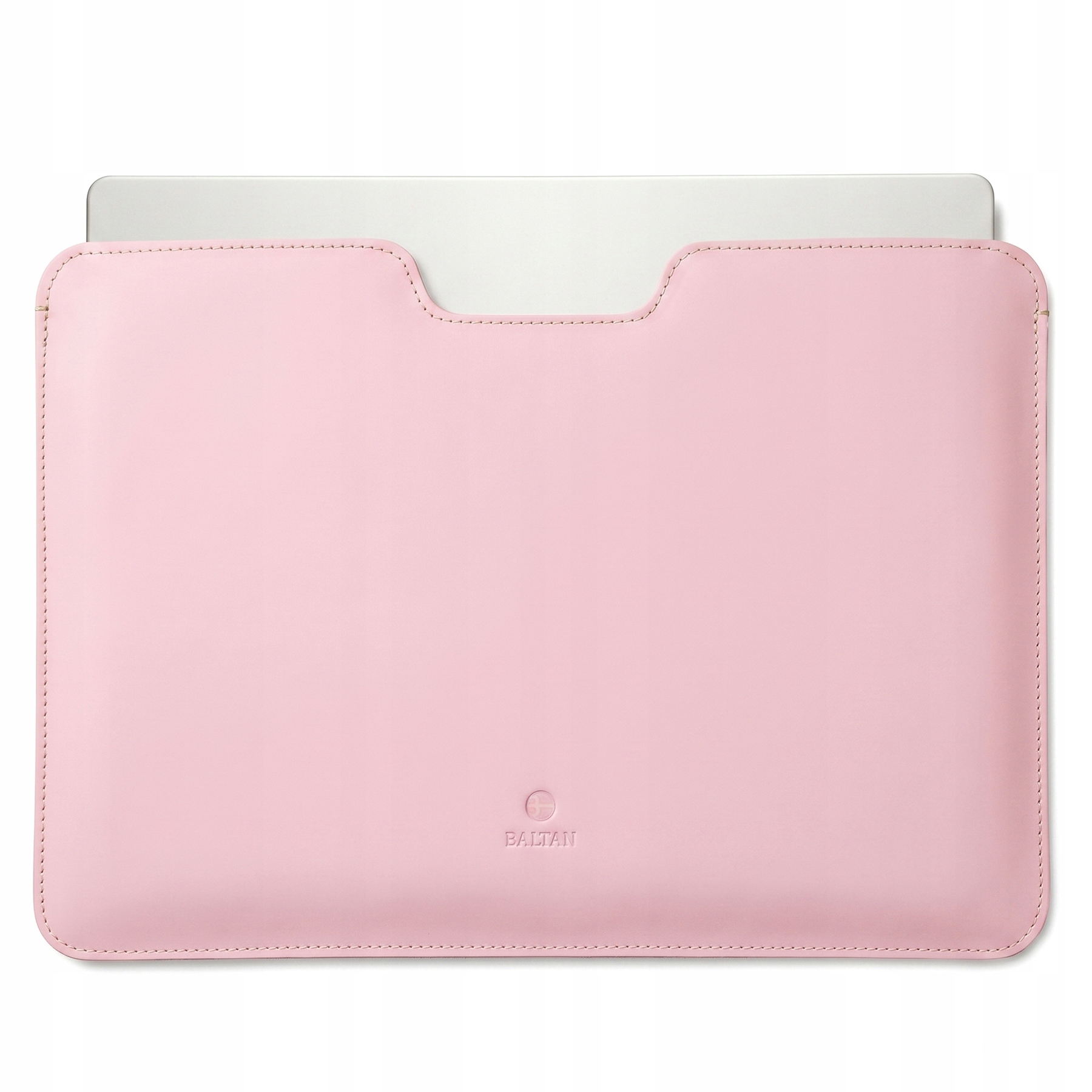 Etui Pokrowiec MacBook Air 15 M2 M3 M4 M5 skóra Baltan różowe Nude Rose