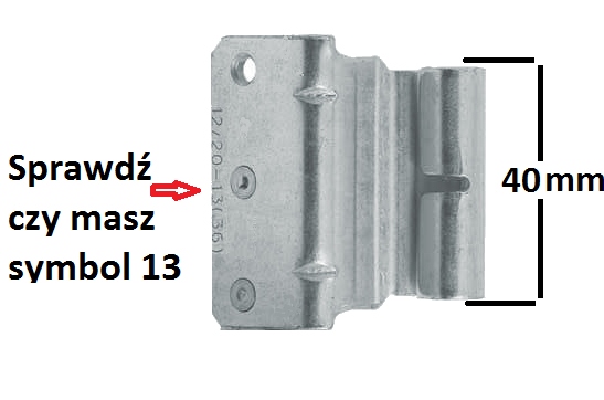 Roto 350 PRAWE RAMIĘ ZAWIAS DO OKNA DRZWI PCV PVC Marka Roto nt