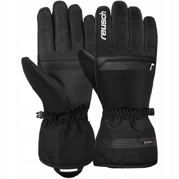 Rękawice Zimowe Reusch Snow King black czarny 8,5 M/L