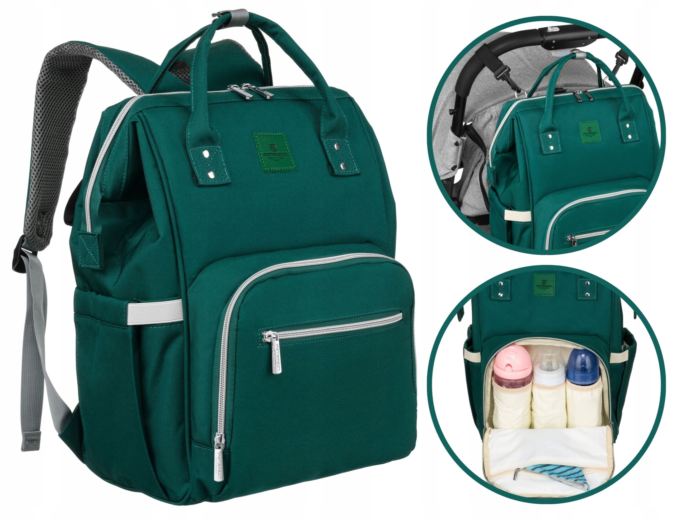 Plecak dla mamy damski wielofunkcyjny torba na wózek mommy bag Peterson