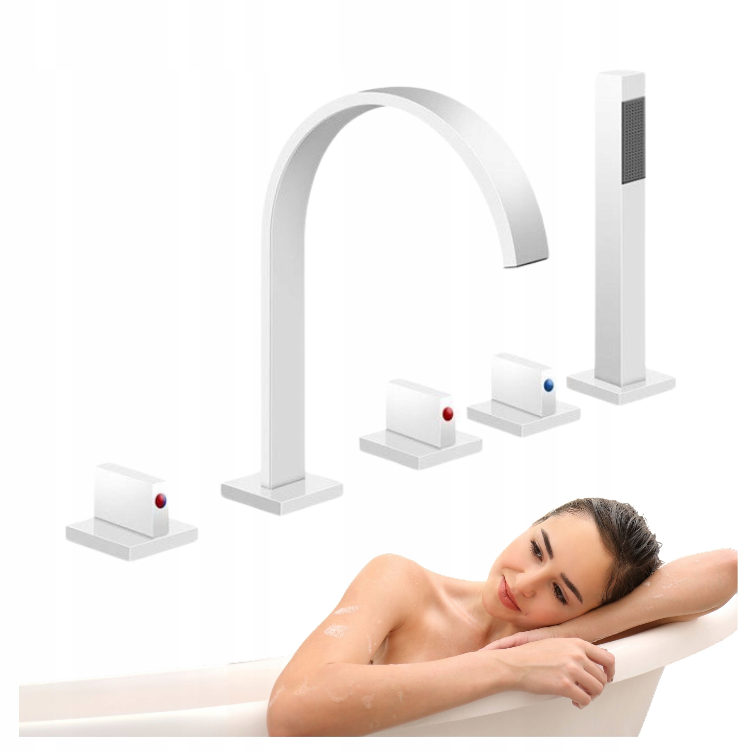 Vanová Baterie Puro 5-OTVOROVÁ Vanová, Chrom