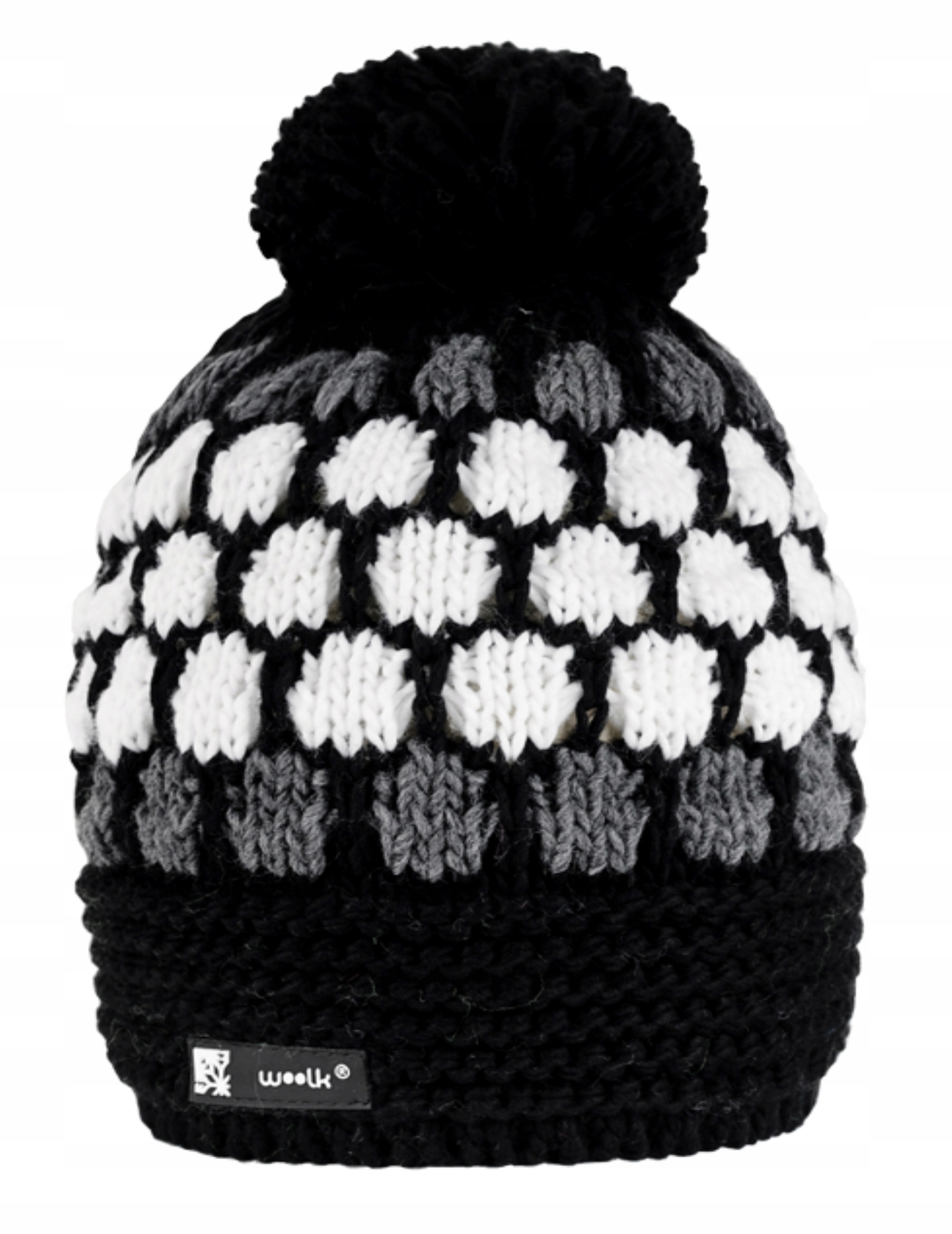 

Zimowa Czapka Ciepła Nordic Woolk Kolorowe Ciastko