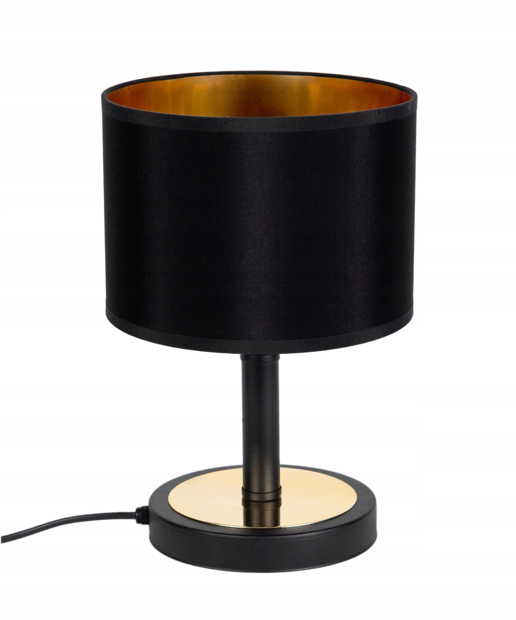 

Lampka Nocna Biurkowa Stołowa Ze Złotym Elementem