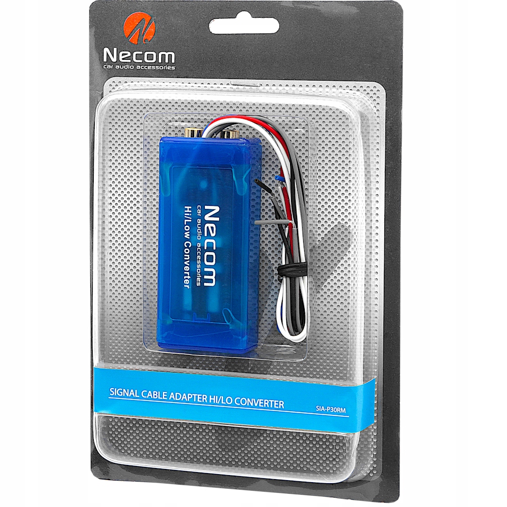 KONWERTER SYGNAŁOWY ADAPTER HI LOW GŁOŚNIKI - RCA + REMOTE NECOM Kod producenta SIA-P30RM