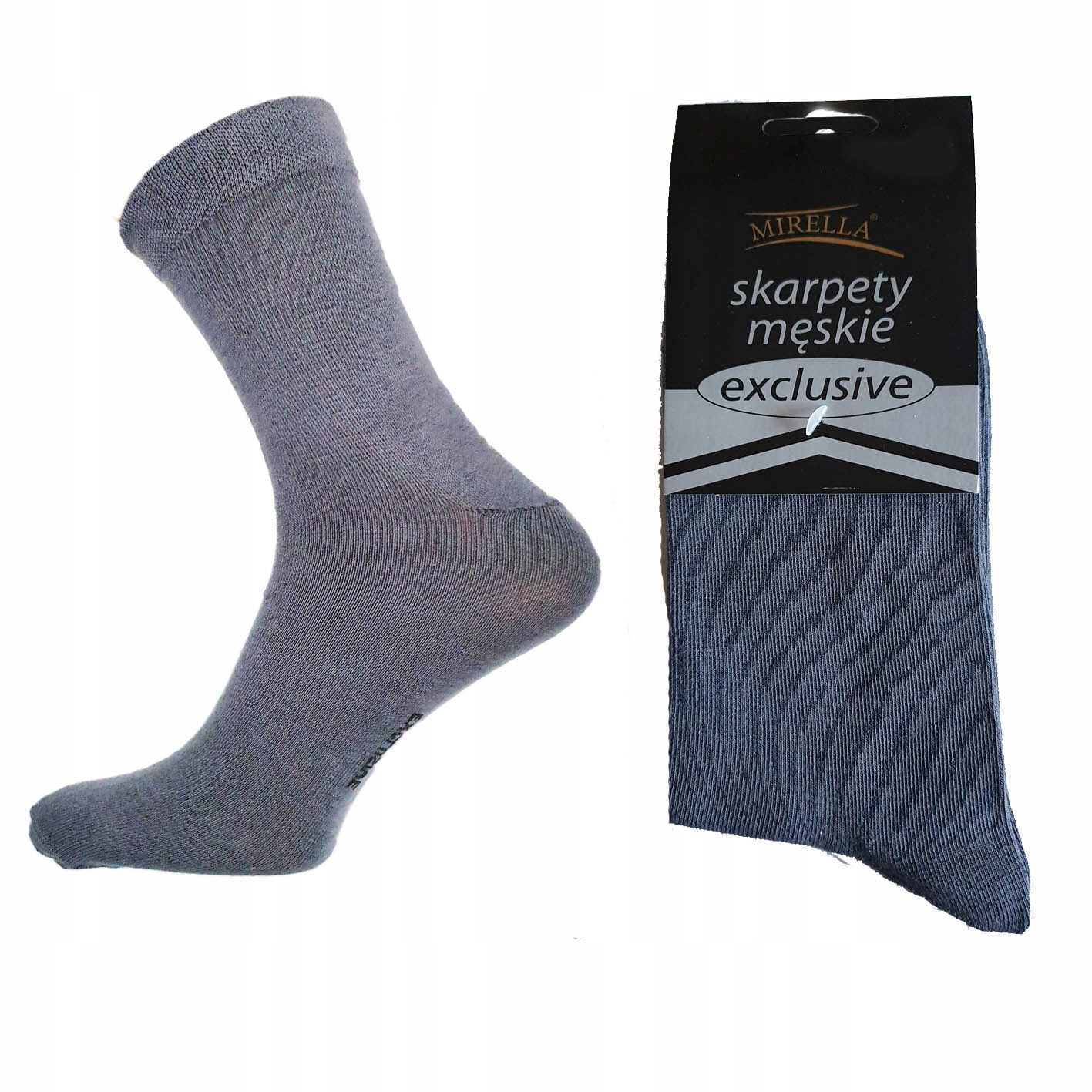 

Skarpety męskie garniturowe Exclusive 41-43 Szary