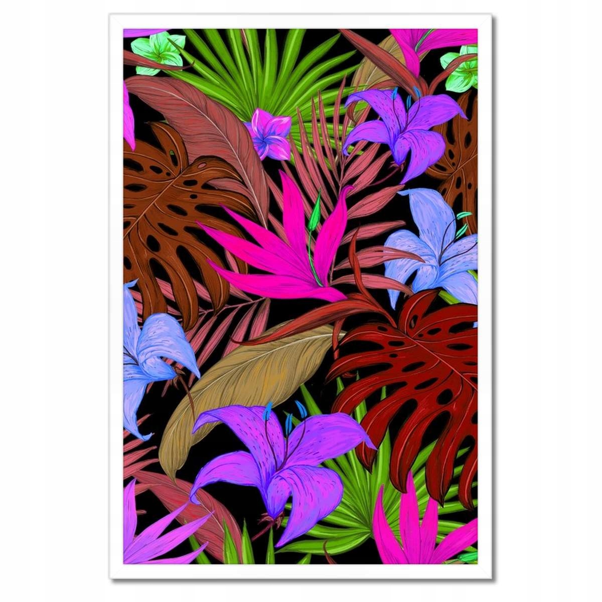Plakáty v rámu 40x60 Podzimní Monstera Tropiki