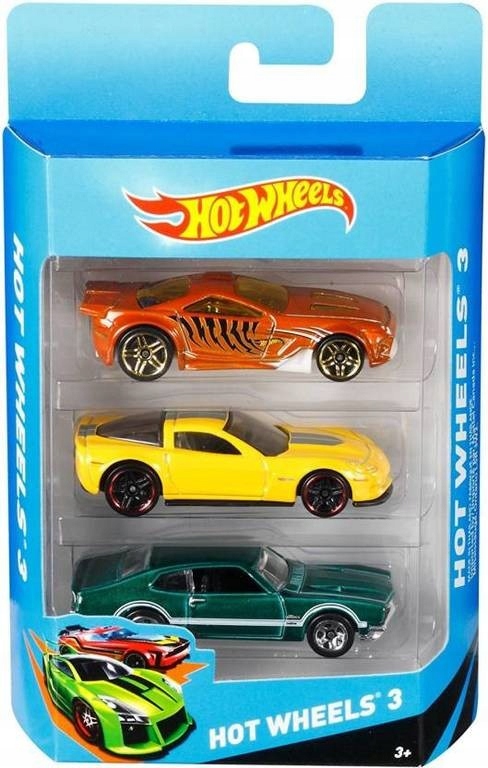 

Hot Wheels 3 Auta Samochody Zestaw 3-PAK K5904 MIX