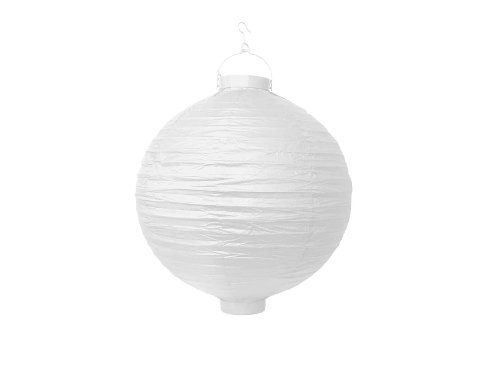 

Świecący ogrodowy lampion papierowy 30 cm, biały