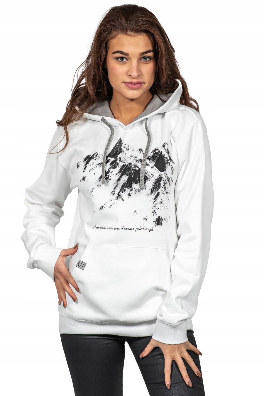 Mikina s klokaní kapsou Underworld unisex Mountains vel XL