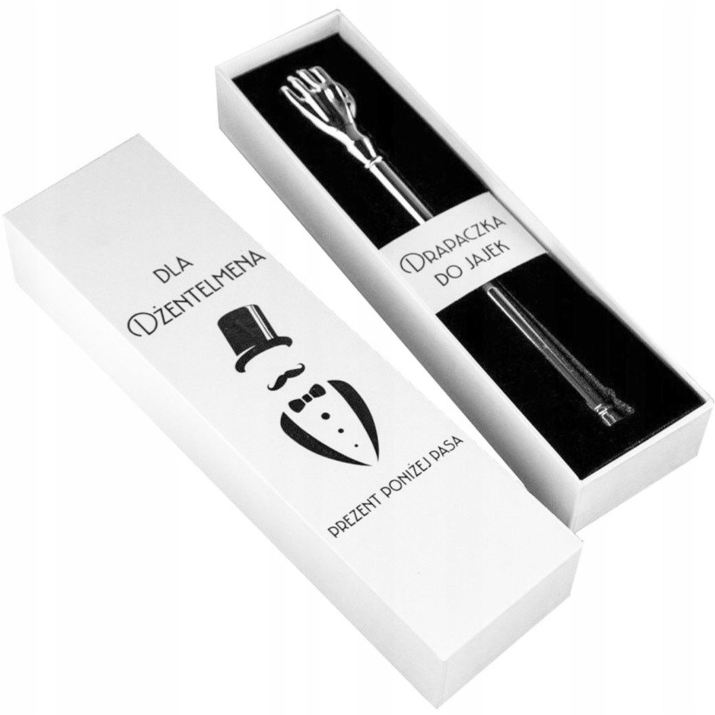 Škrabadlo na vejce pro gentlemana Elegantní gadget na Dárek