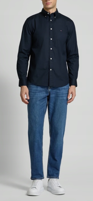 Tommy Hilfiger pánská košile regular dlouhý rukáv bavlna velikost XL
