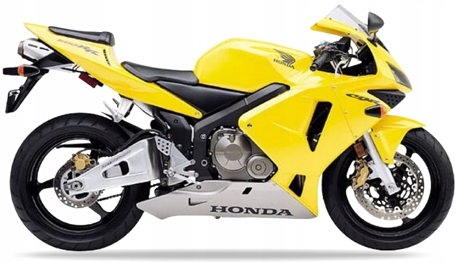 Samolepky Juula Na Motorku Pro Honda Cbr 600 Rr 2003 Žlutá Y163