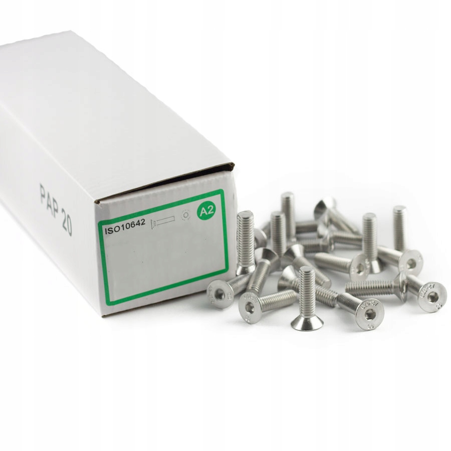 Śruba stożkowa Inox A2 Din 7991 M12 x 60 50 szt.