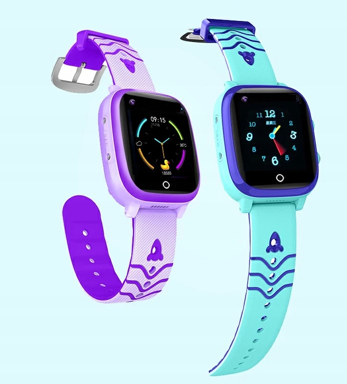 SMARTWATCH DLA DZIECI IP68 GPS 4G VideoCall PL Materiał paska guma