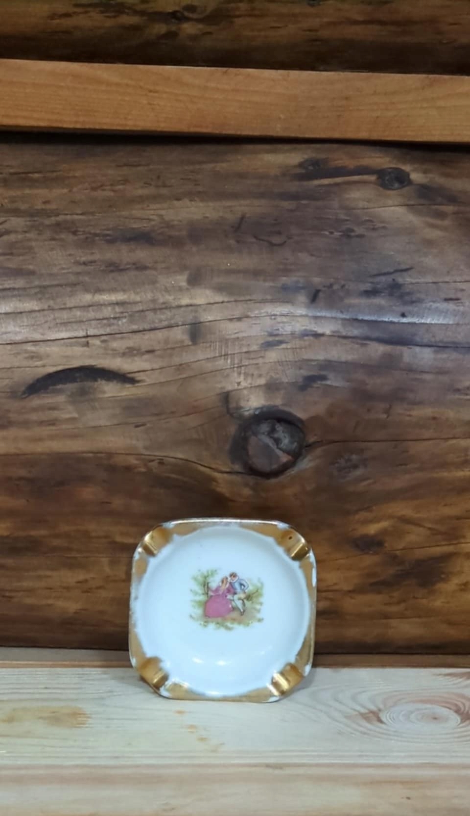 Stara Porcelanowa Popielniczka