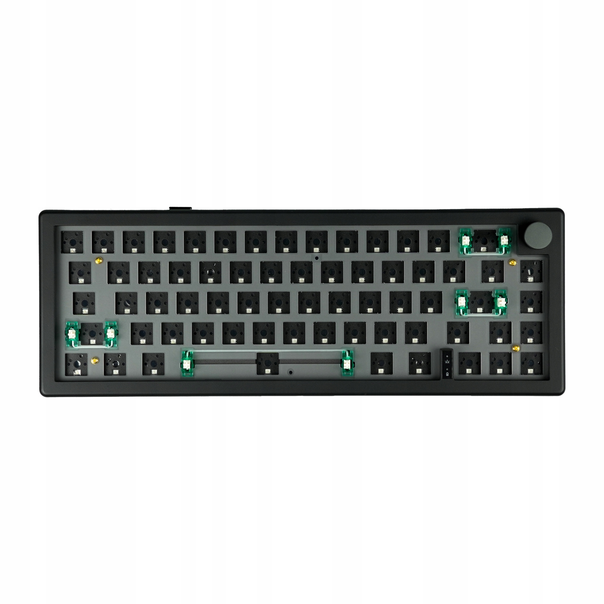 Mechanická klávesnica Black GMK67 65% Diy Kit Hotswap Rgb Wireless 2.4 Ghz