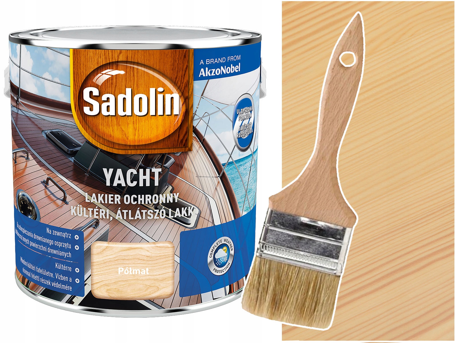 

Sadolin Yacht lakier jachtowy Półmat 2,5L