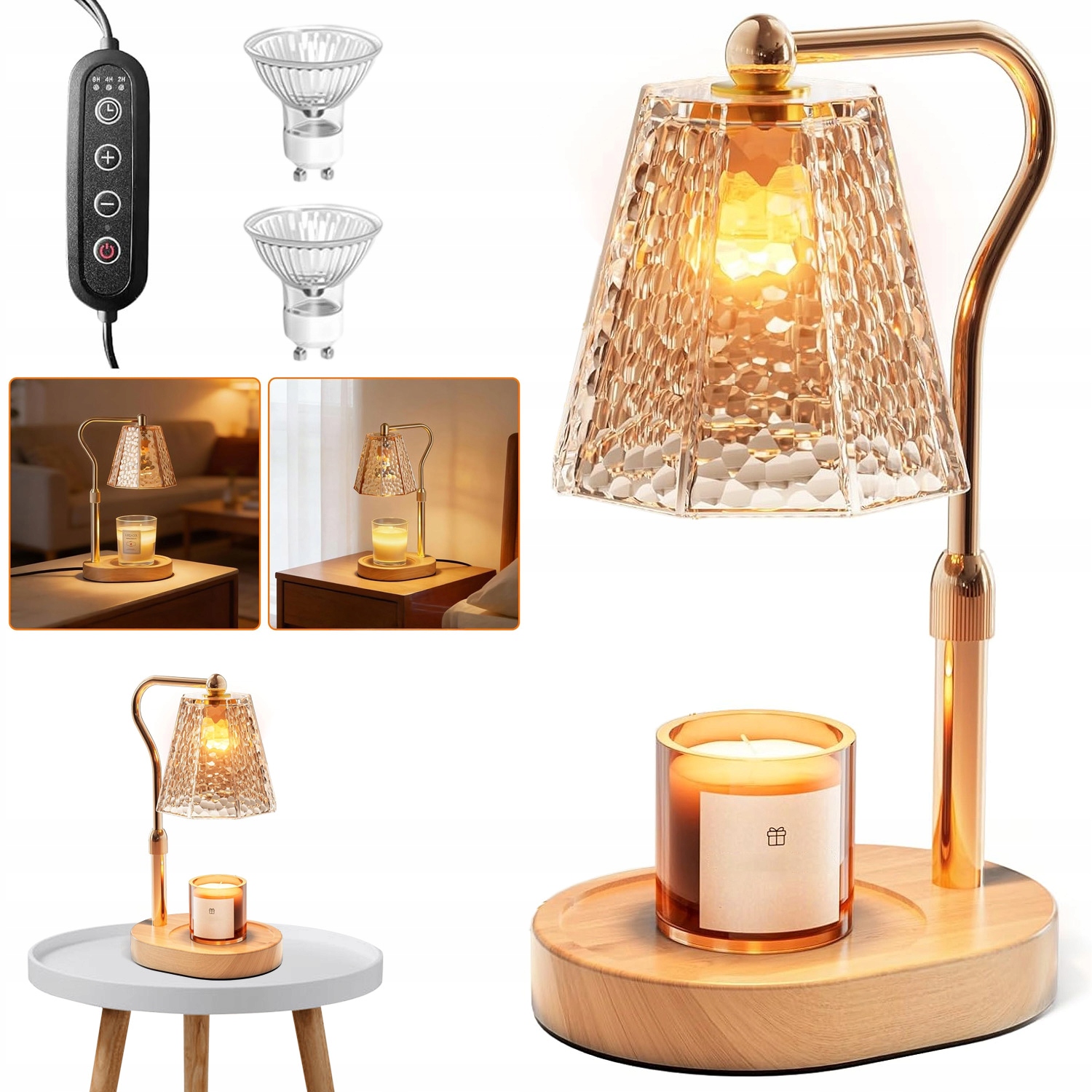 Lampa Ohřívače Je Nastavitelná Na 4 Úrovně Pro Ohřev Tavení Svíček