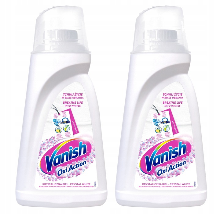 

Vanish Oxi Action White Odplamiacz Płyn 2x1L