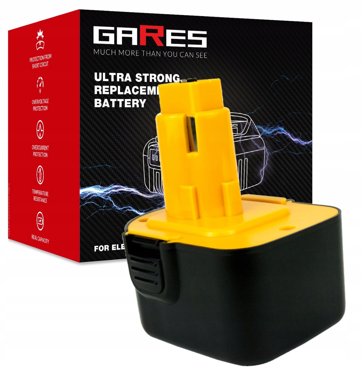 Akumulátor Baterie pro Dewalt DC727KA DC727KA-AR DC727KA-B2 DC727VA 12V 2Ah