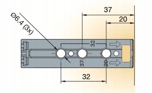 TITUS PUSH TO OPEN TIPON Z MAGNESEM 200 SZT. Rodzaj odbojnik