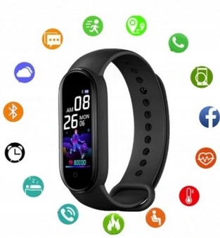 M5 smartwatch OPASKA SPORTOWA zegarek SMARTBAND SMARTŁOCZ WODOODPORNOŚĆ Kompatybilność systemowa iOS