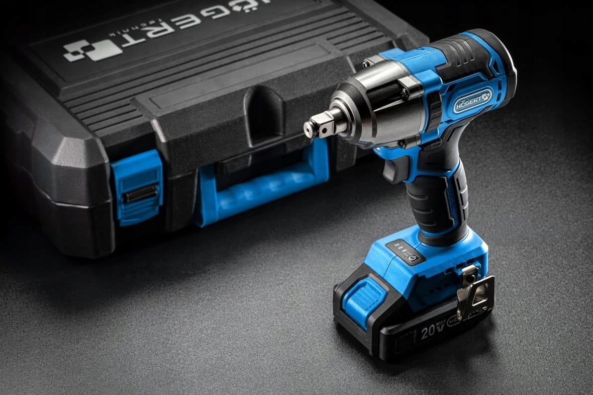 KLUCZ UDAROWY 1/2" AKU. 20V HOGERT 400Nm HT2E Marka Hoegert Technik