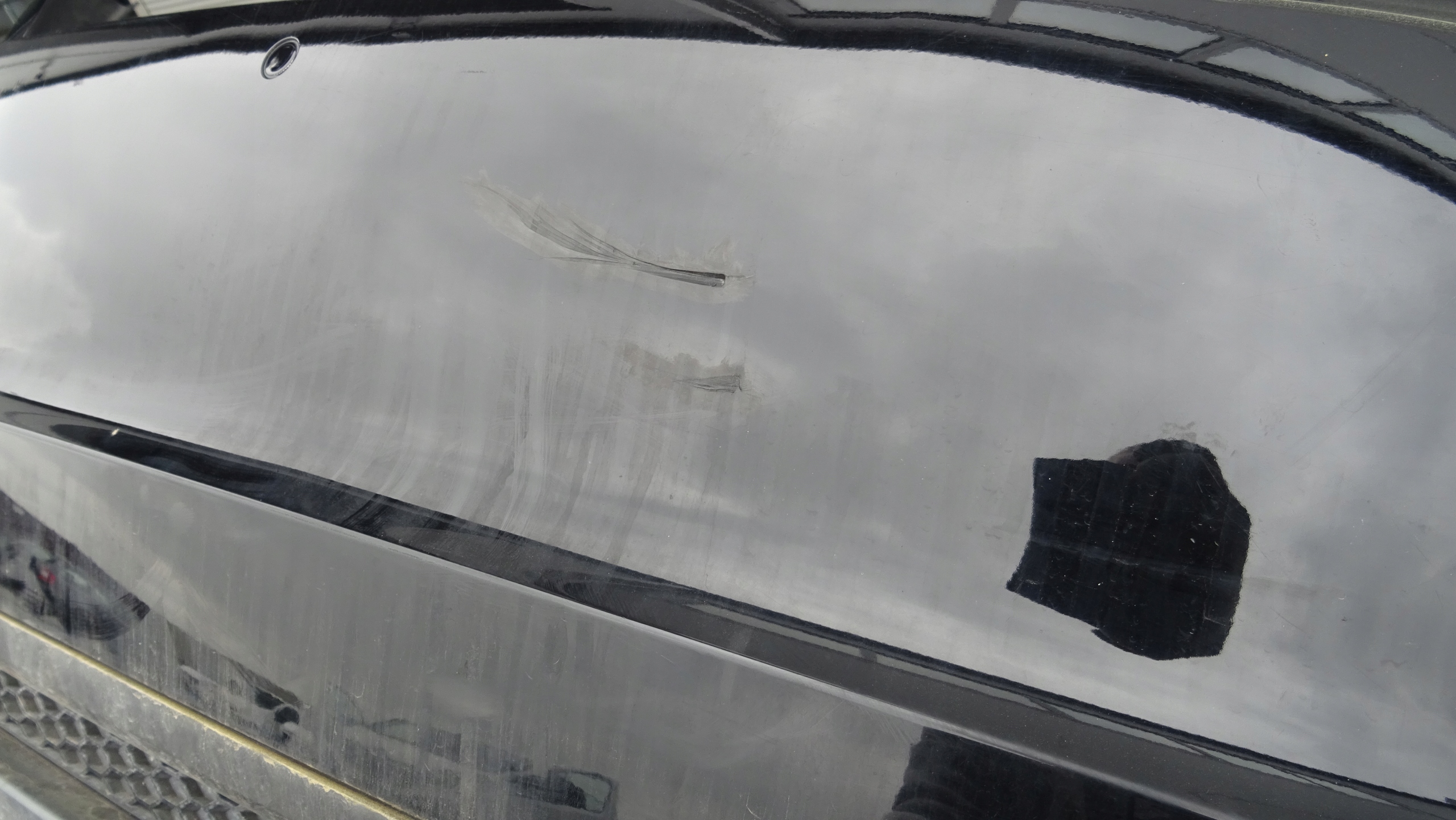 bumper rear part rear LY9C AUDI A3 8P LIFT 5D