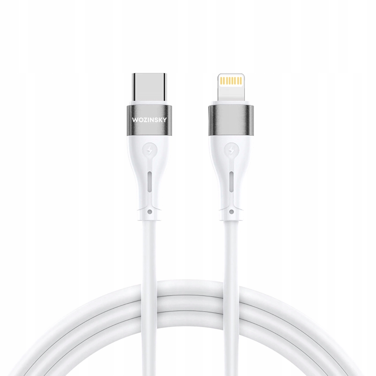 Kabel Wozinsky WSTCL1 Lightning Usb- C Pd 27W 1 m biały Wozinsky