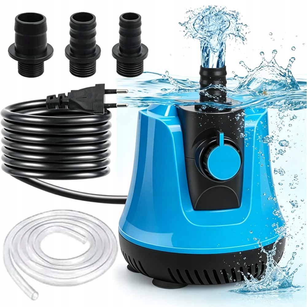 Čerpadlo S Nízkým Ponorem 65 W Do Jezírka Akvária, Výkonné, 3800 L/h