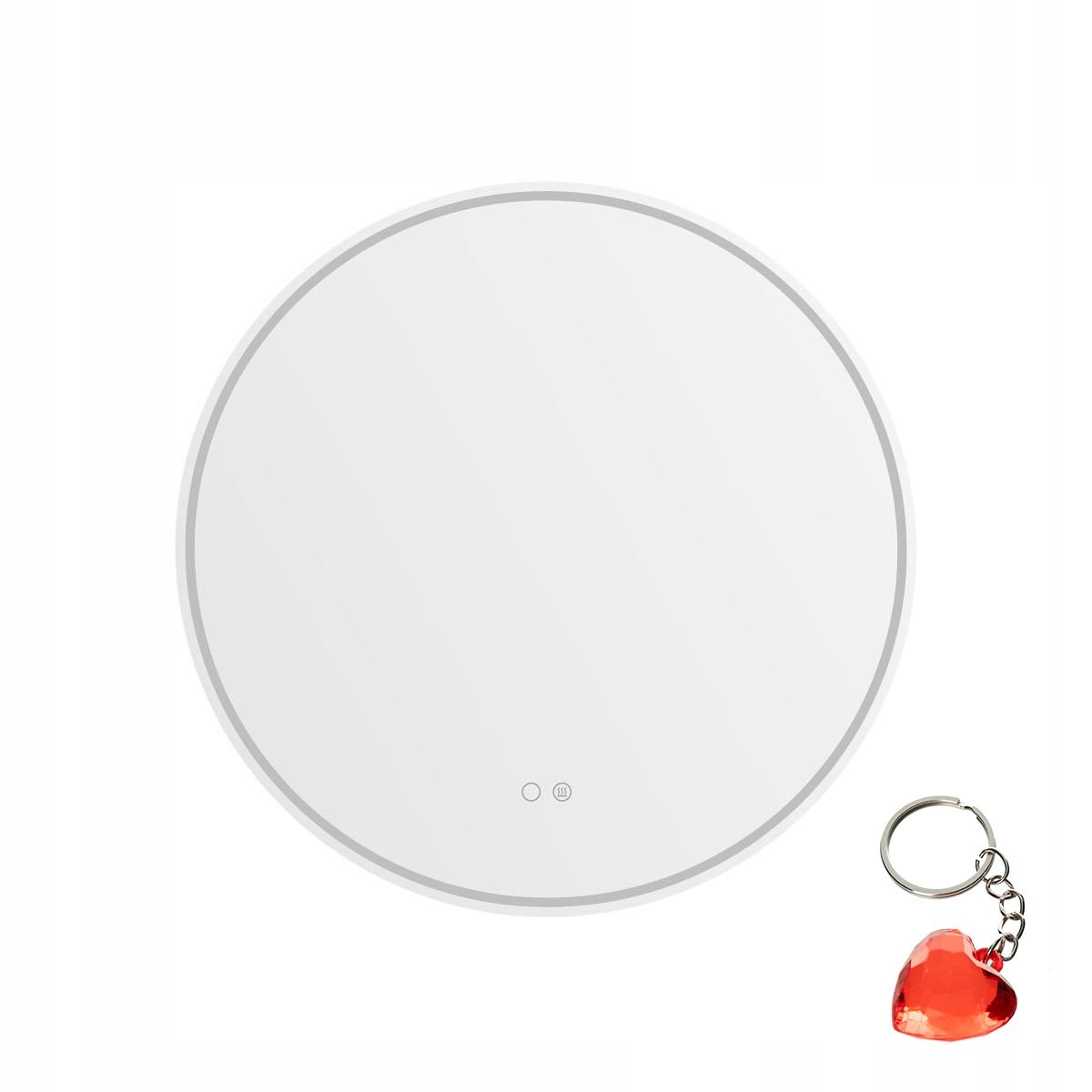 Okrúhle vyhrievané kúpeľňové zrkadlo s Led podsvietením 36W D3004-80 Zum