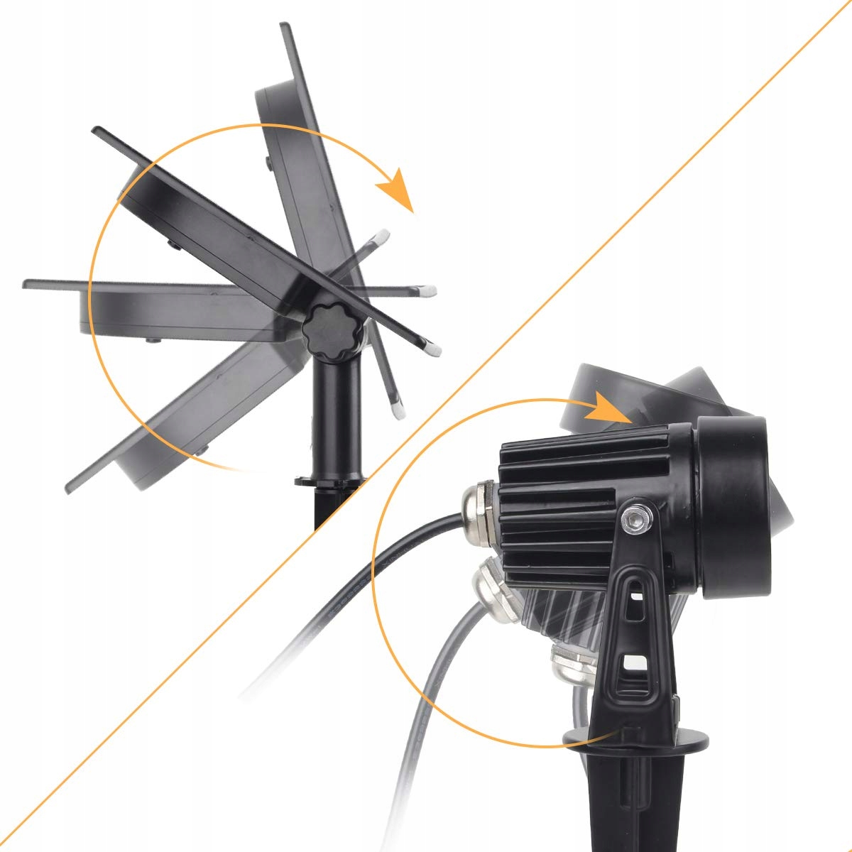 T-Sun Reflektory Lampy Solarne Ogrodowe Wbijane 4 — miniatura 5