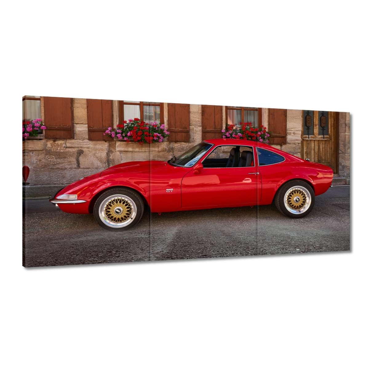 Obrazy 180x90 Červené športové kupé